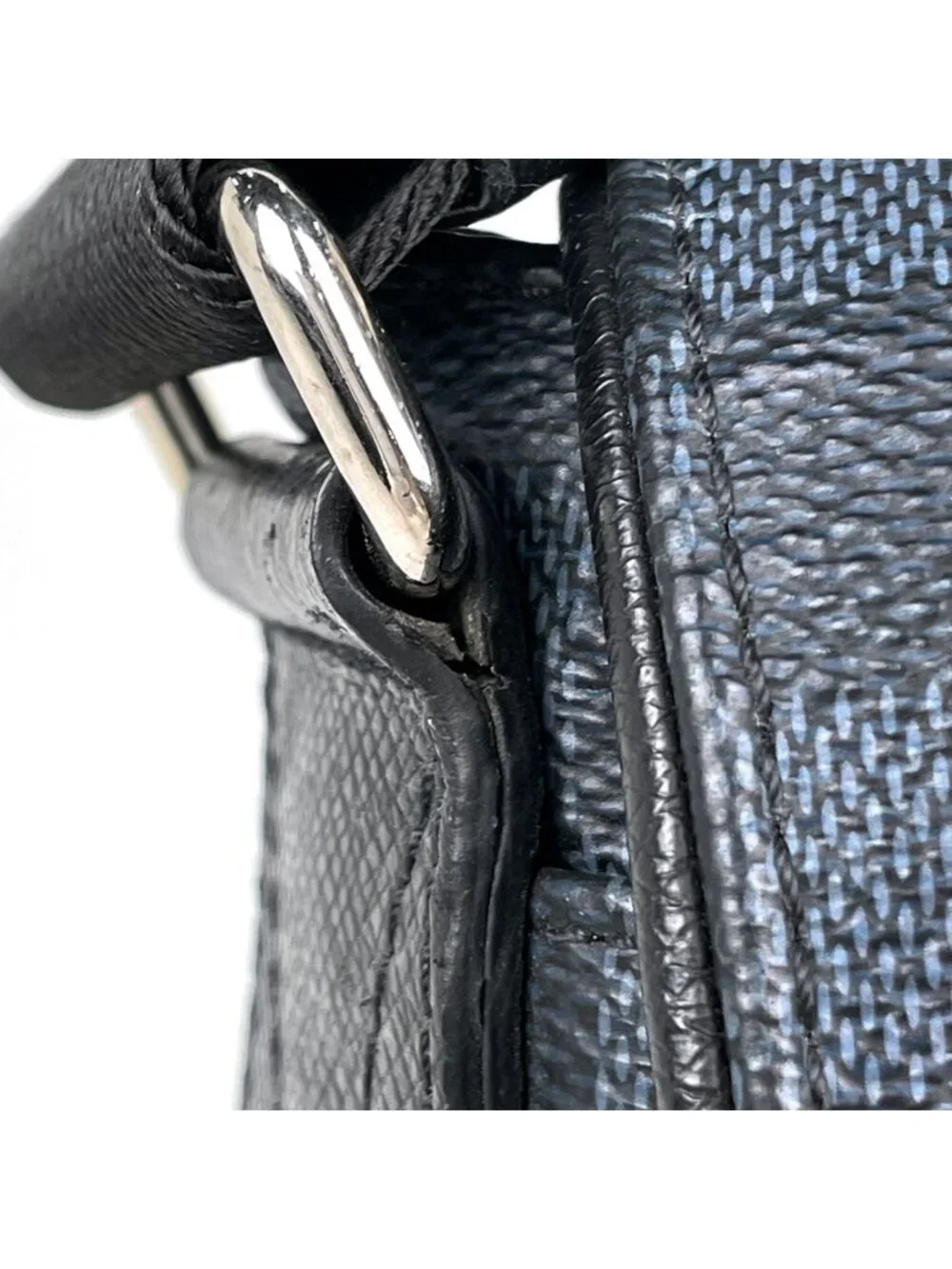 Louis Vuitton Match Point Messenger Shoulder Bag Damier Ecobalt Noir Navy